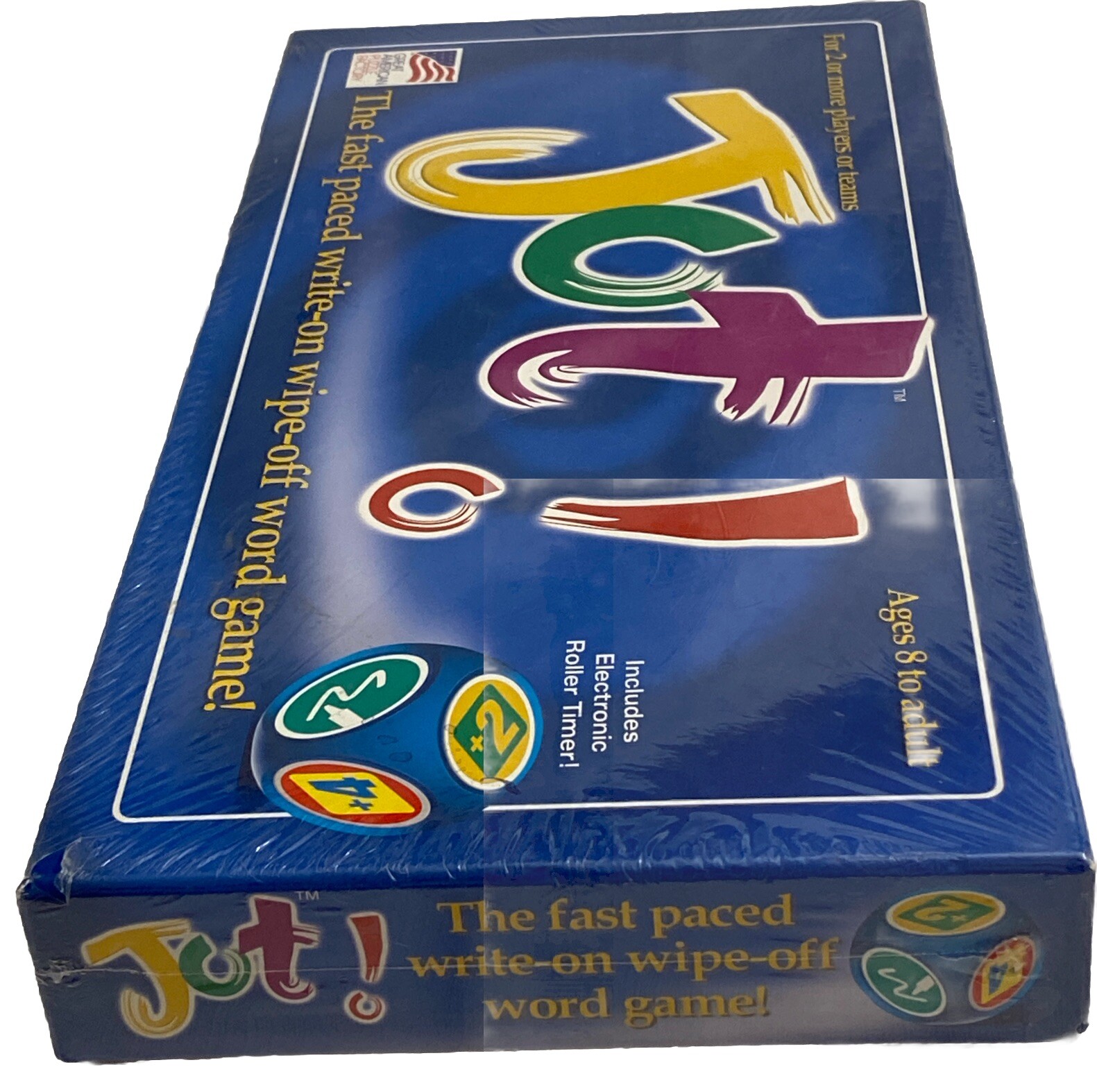 Jot! The Fast Paced Write On Wipe Off Word Game 2005 Ages 8+ NEW