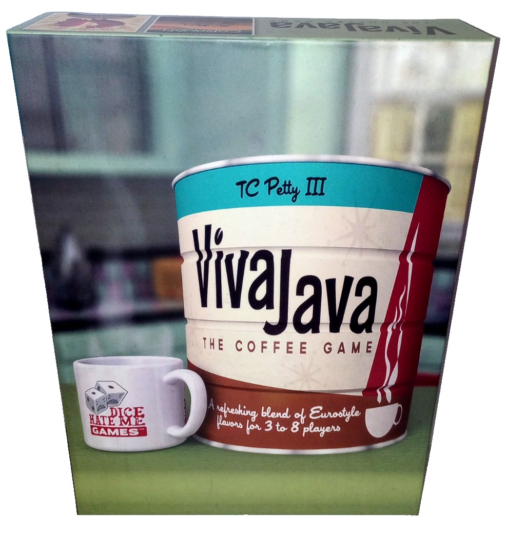 Viva Java The Coffee Game – By Dice Hate Me Games – 100% Complete – Very Good
