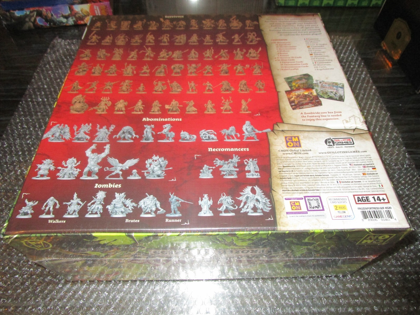NEW Zombicide White Death Frozen Fortress Stretch Goals Kickstarter Sealed CMON