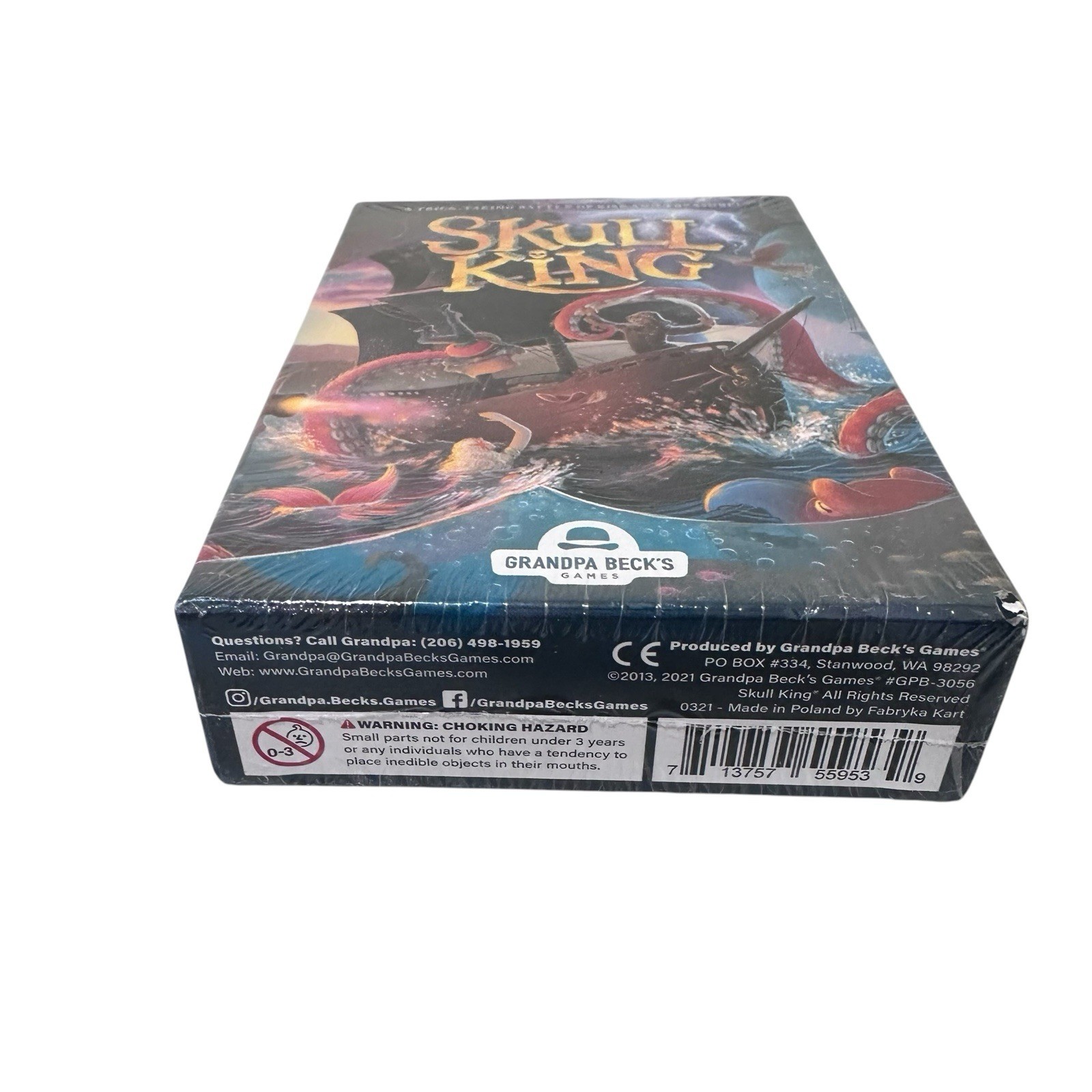 Skull King Card Game Grandpa Beck’s Games New Sealed Box Is Damaged .