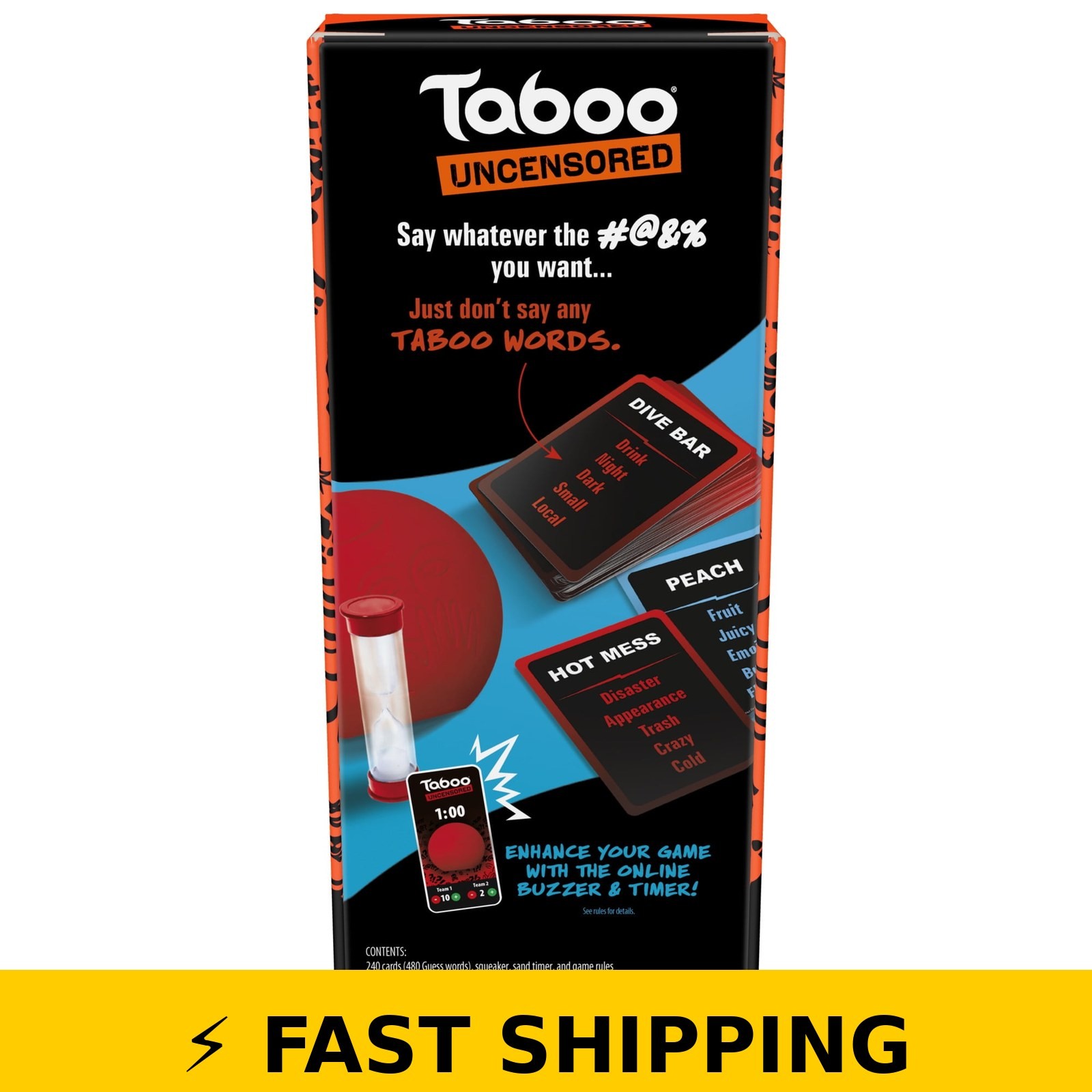Taboo Uncensored Party Game for Adults – Hilarious Board Game