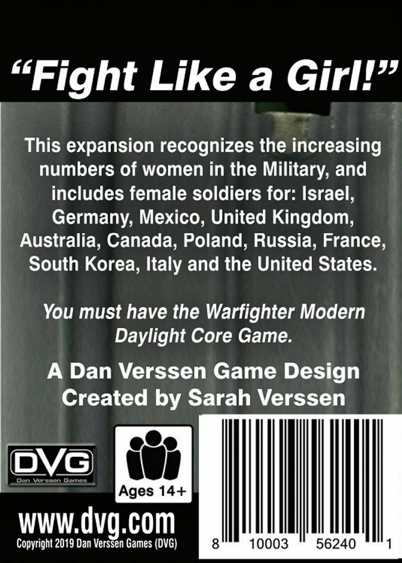 DVG Warfighter: Modern Expansion #58 – Fierce: Female Soldiers! DVG NISW