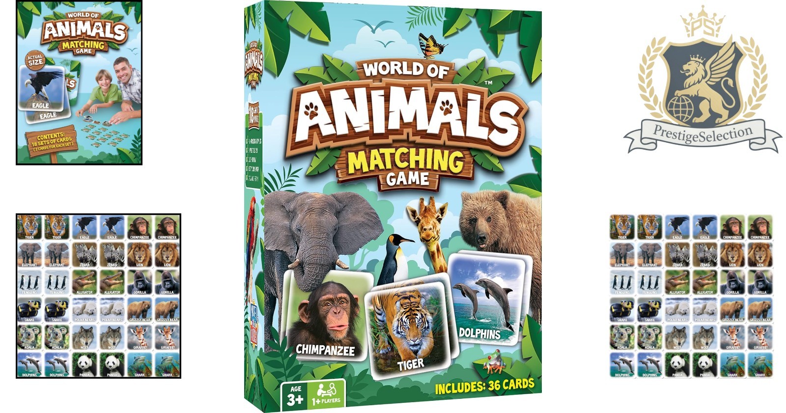 Interactive World of Animals Matching Game – Enhance Memory Skills for Kids 3 Up