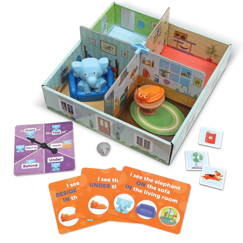 Learning Resources Elephant In The Room Positional Word Activity Set – Toddler