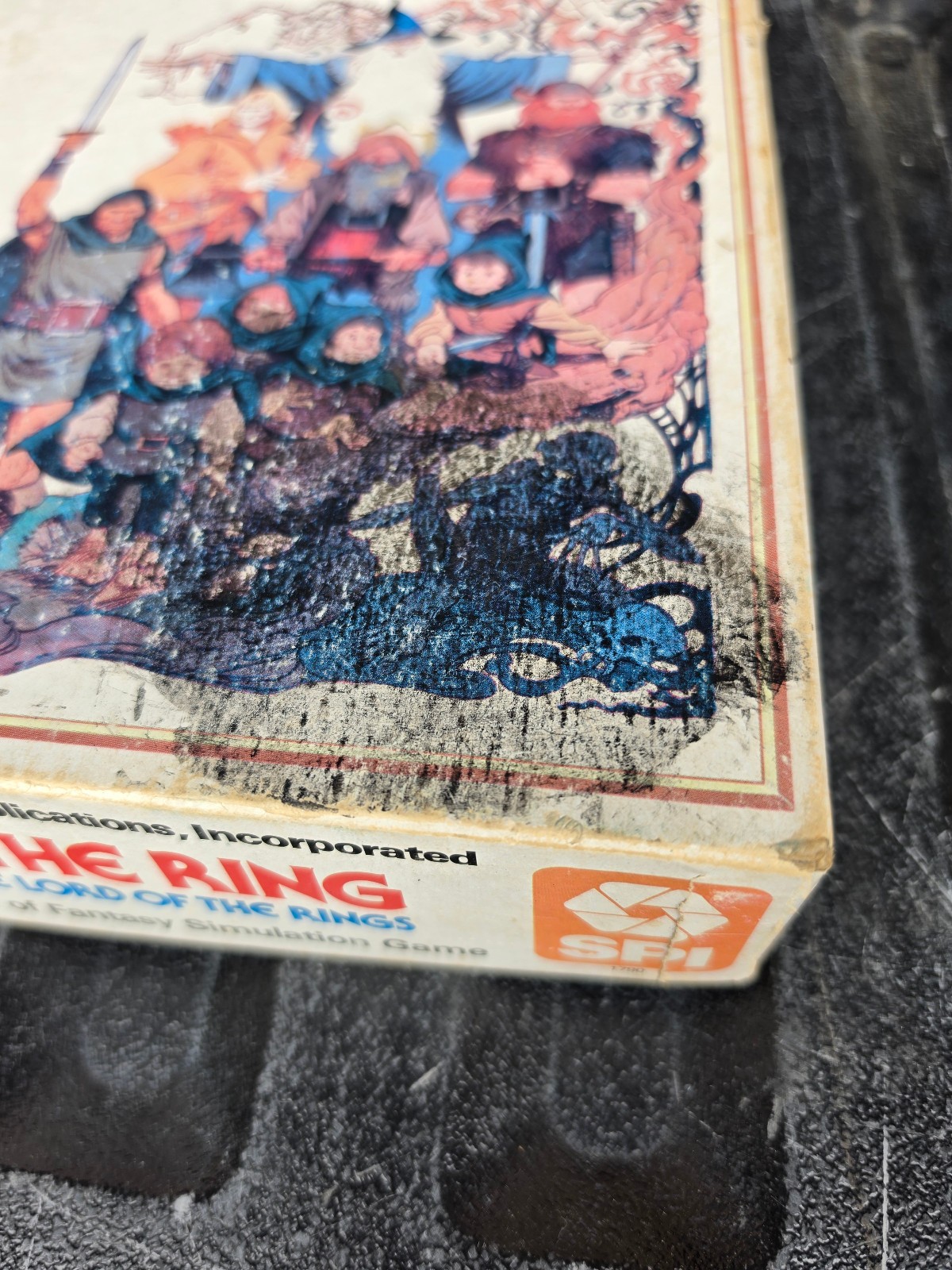 Lord of the Rings War of the Ring Board Game SPI Hard back maps PARTS ONLY