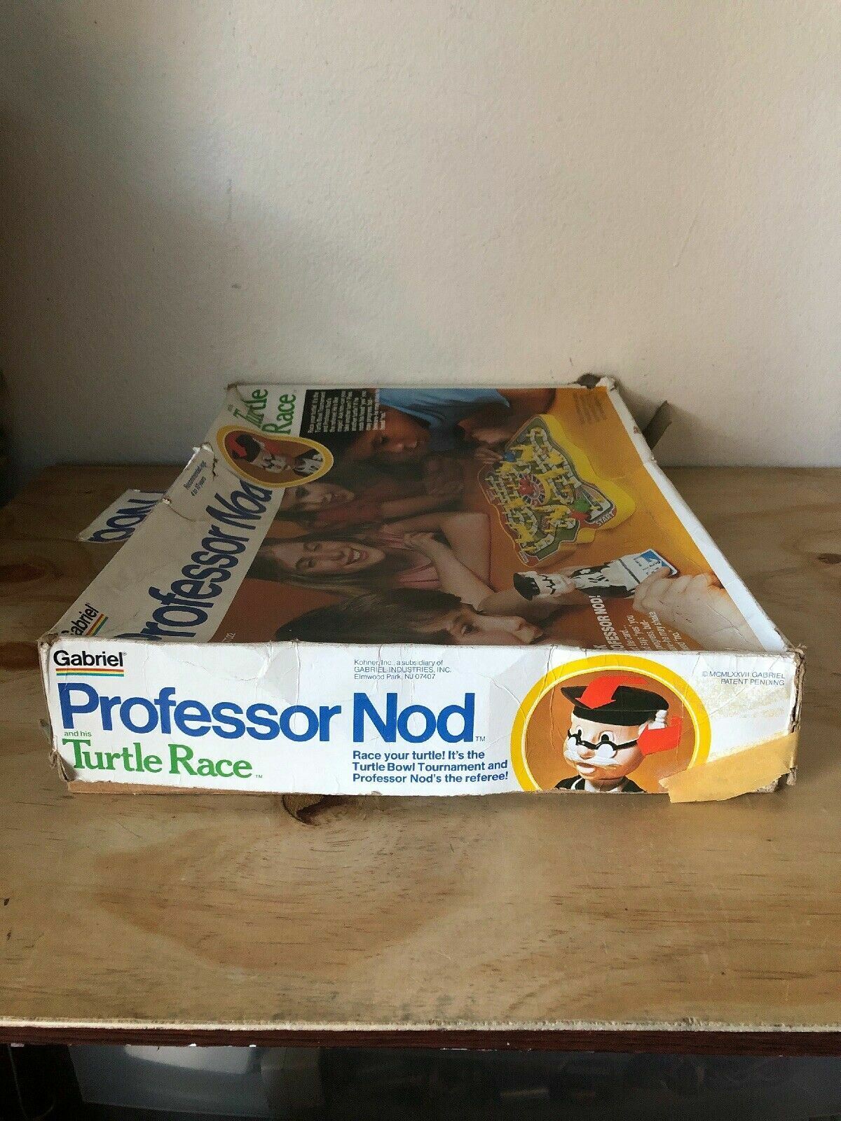 Vintage Rare Gabriel Professor Nod And His Turtle Race Game Needs Repair