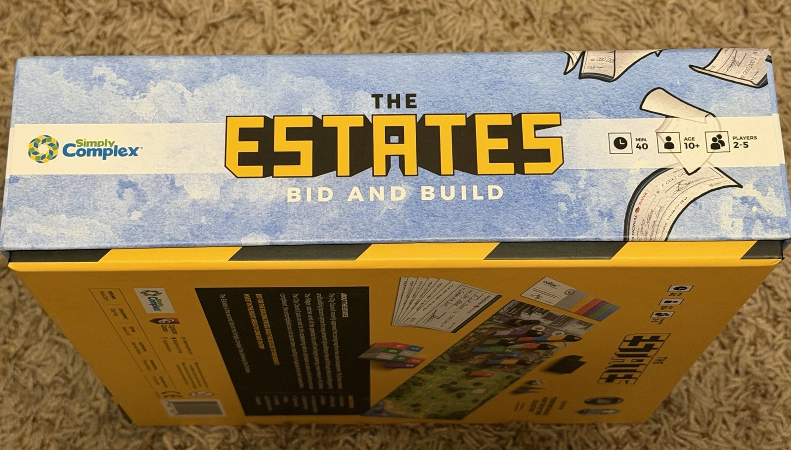 The Estates: Bid & Build Board Game Complete