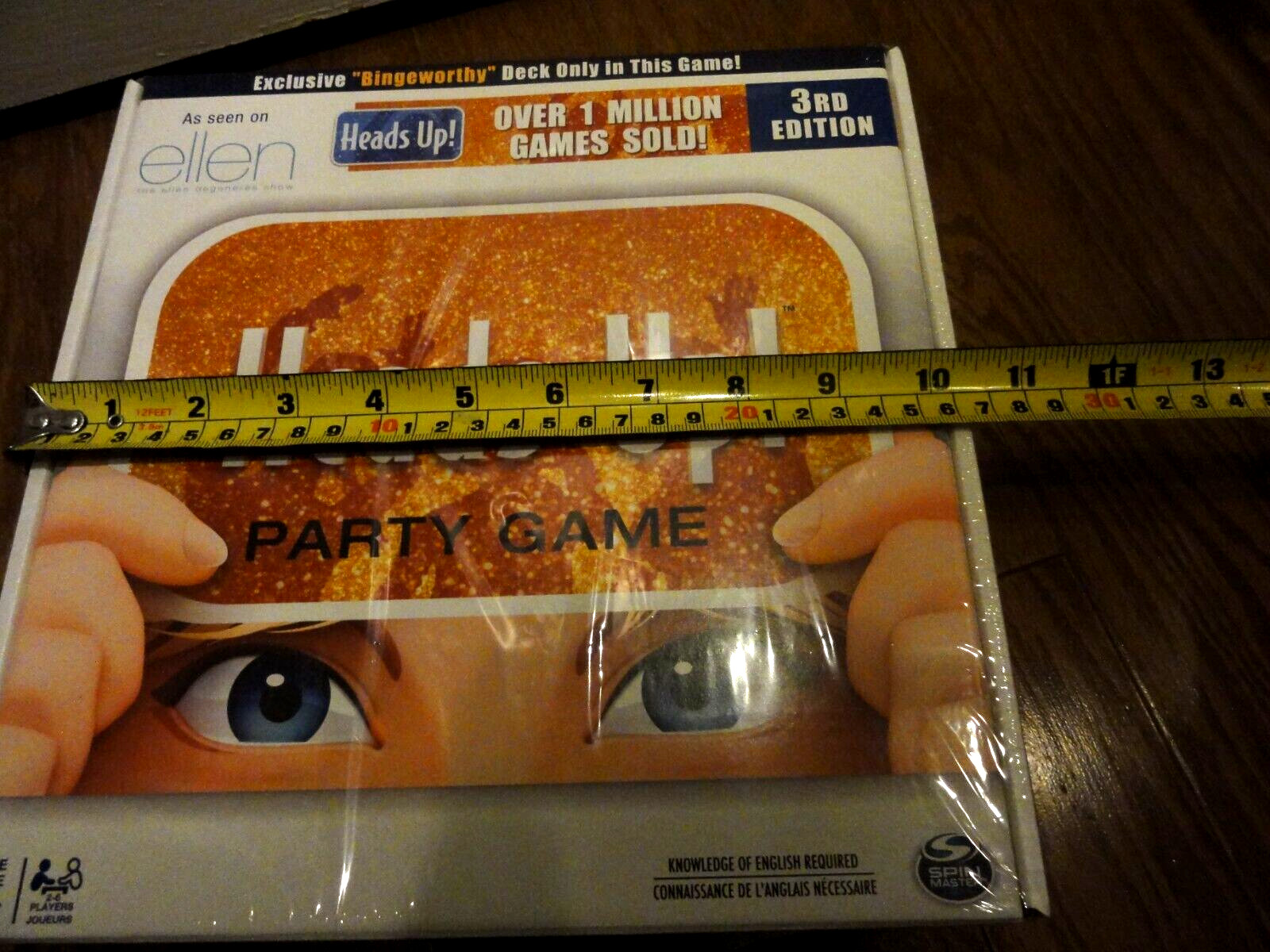 Heads Up Party Game – As seen on Ellen – 3rd Edition – New – Sealed