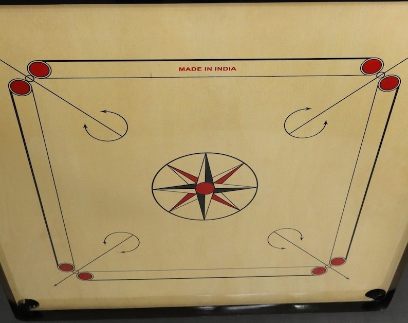 Carrom Board 35 INCH Full Size with 1.5″ Border (Super) with STRICKER