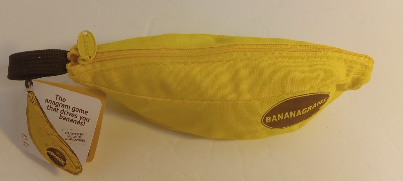 2018 Bananagrams Anagram Word Tile Game That Will Drive You Bananas! COMPLETE
