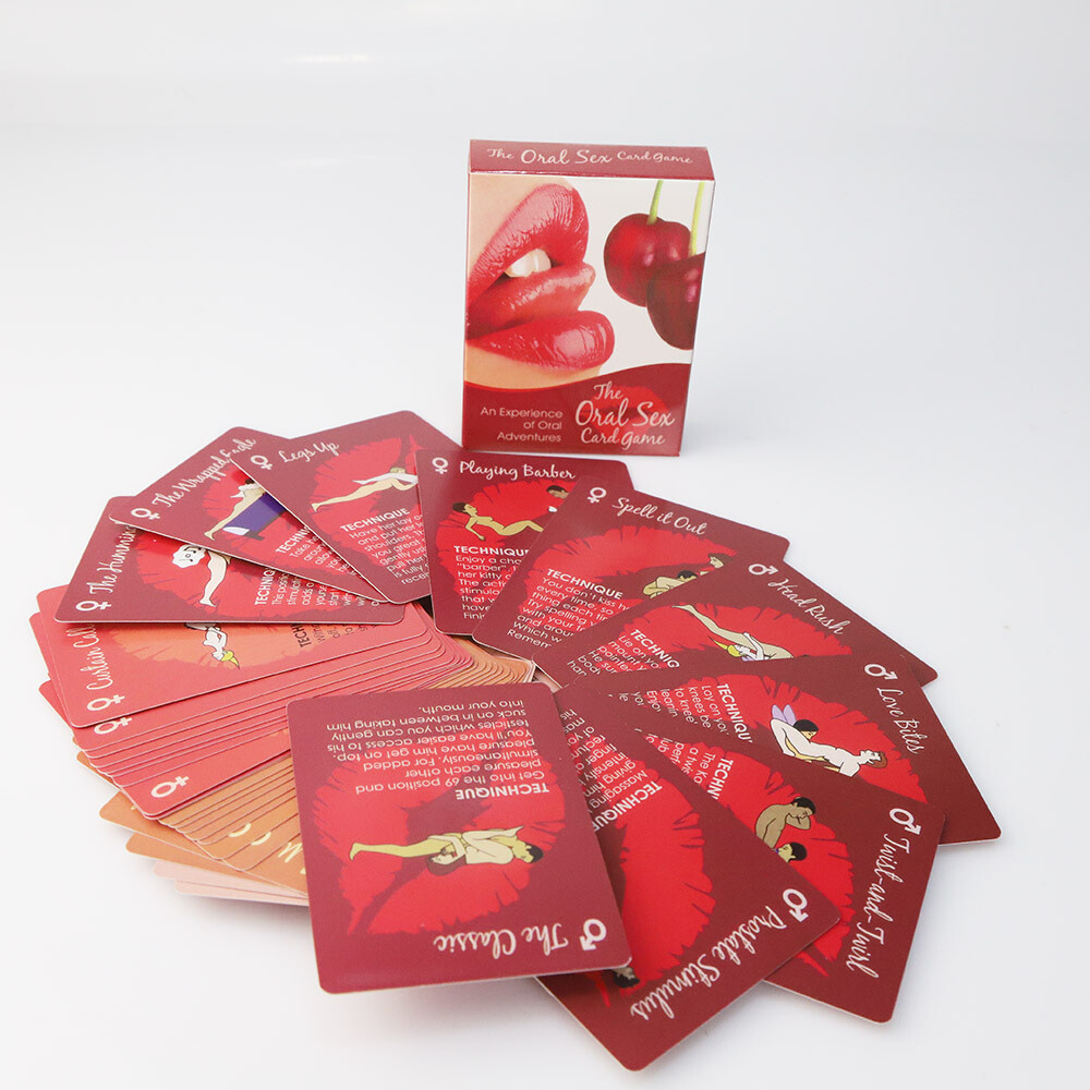 THE ORAL SEX CARD GAME ADULT COUPLES FUN FOREPLAY CARD GAME