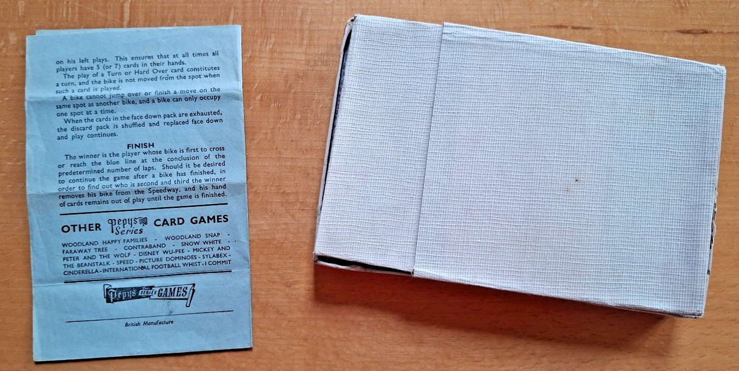 Skid-o / Skido – Pepys Game – First Edition (!?) 1951 or 1952 – Unplayed?