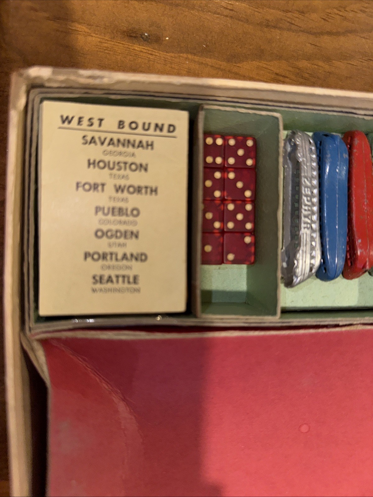 Vintage Parker Brothers Across the Continent Board Game Complete