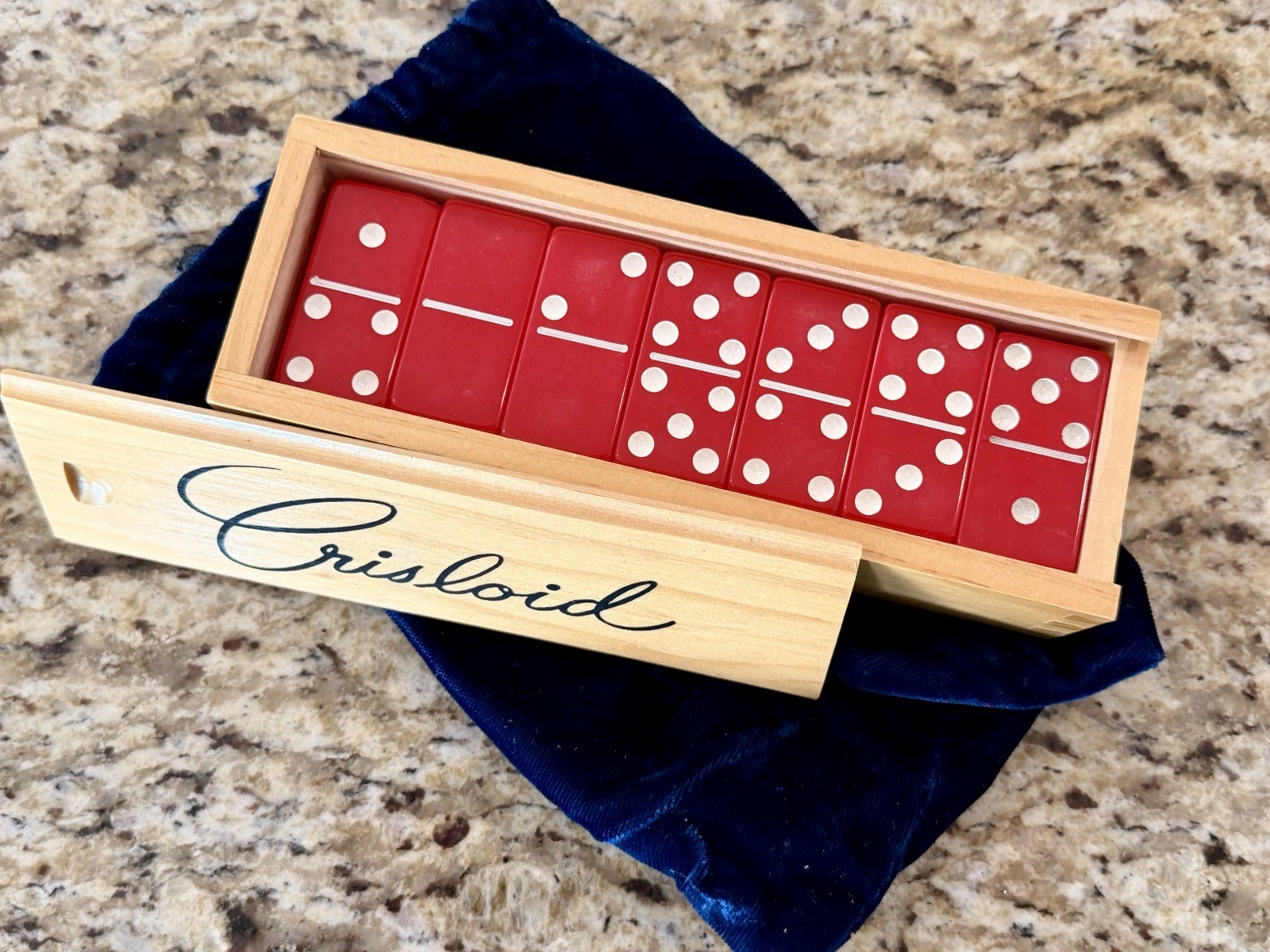 Magic trick- Nostradamus Dominoes Set w/ Wooden Case
