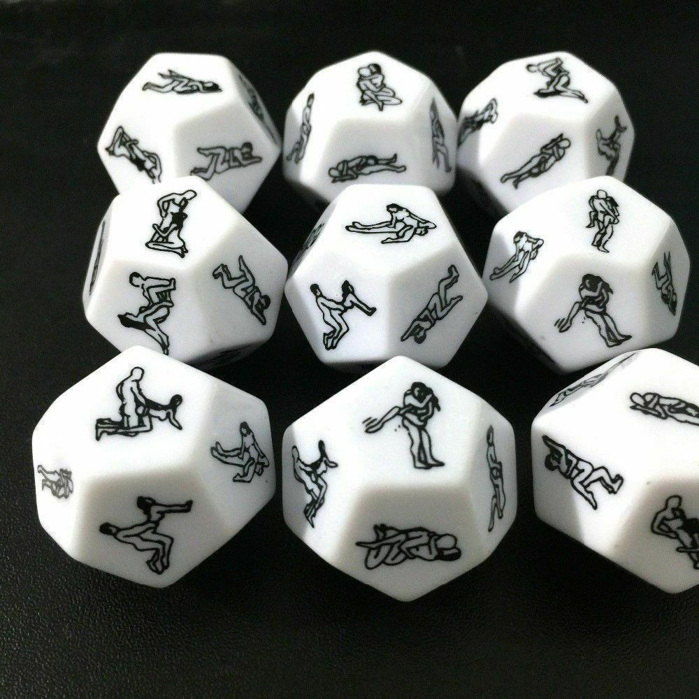 12 Side Sexy Position Dice Bachelor Party Adult Couple Secret Funny Games Tools