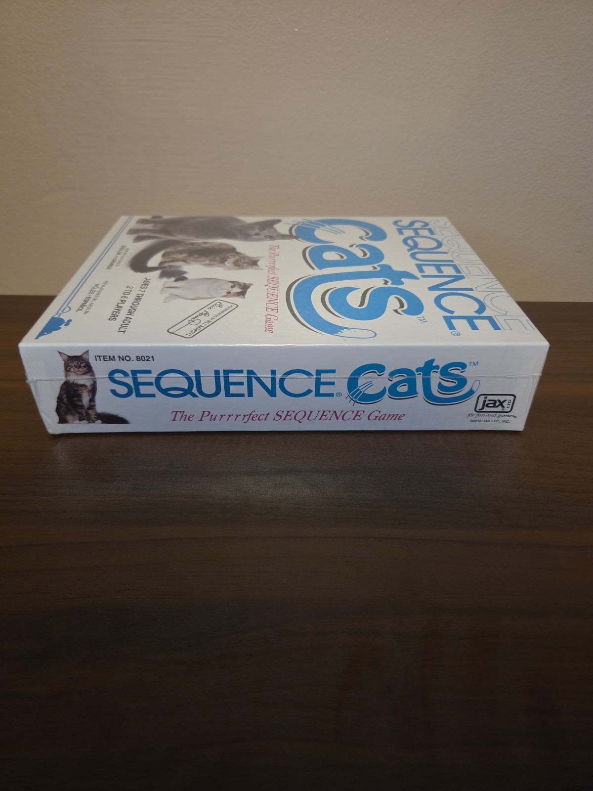 Brand New Sealed Sequence Cats Jax Board Game – 2 To 6 Players – 2013