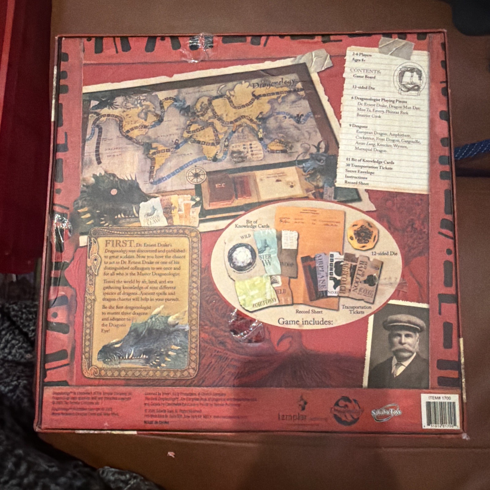 Dragonology: The Game (2006) Sababa Toys Fantasy Board Game Complete