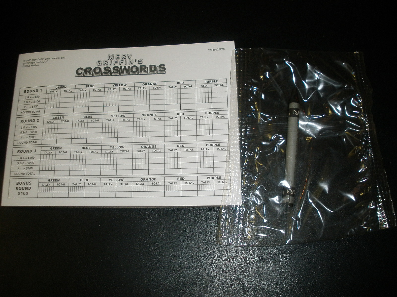 2008 Parker Brothers Merv Griffin’s CROSSWORDS Game – Complete!