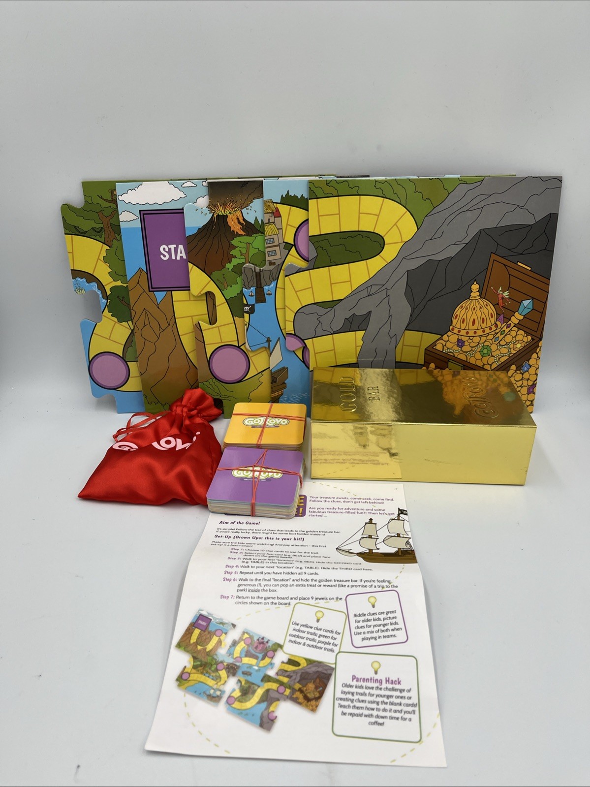 The Family Treasure Hunt Game! • Moms Choice Award Winner • Complete • Very Good