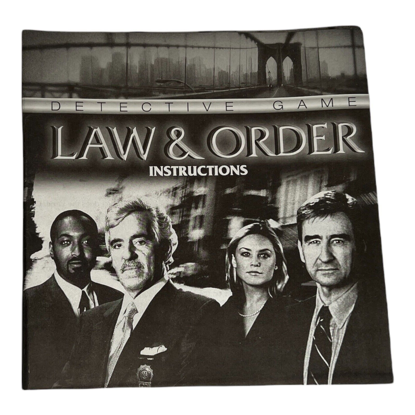 Law & Order Detective Game In Tin Box – EUC – COMPLETE – Cardinal