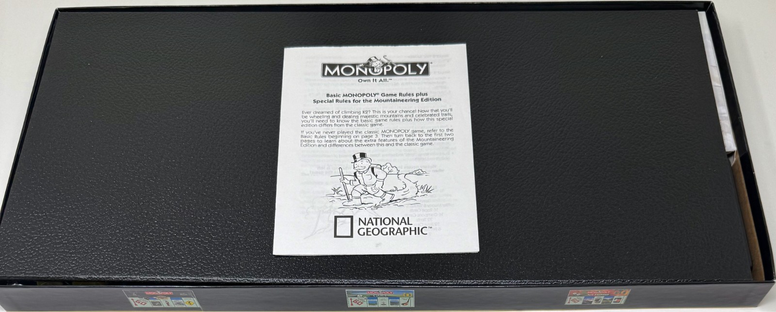 Monopoly Mountaineering Edition – National Geographic – 2001 – Complete