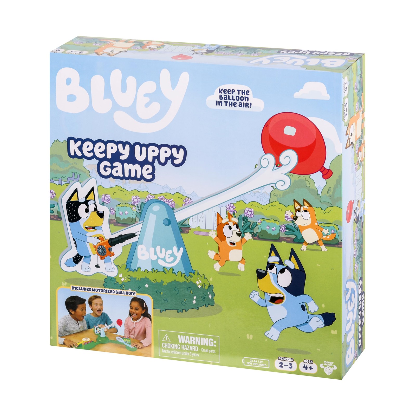 Bluey Keepy Uppy Game Motorized Balloon Tabletop Fun for Kids Family Game Night