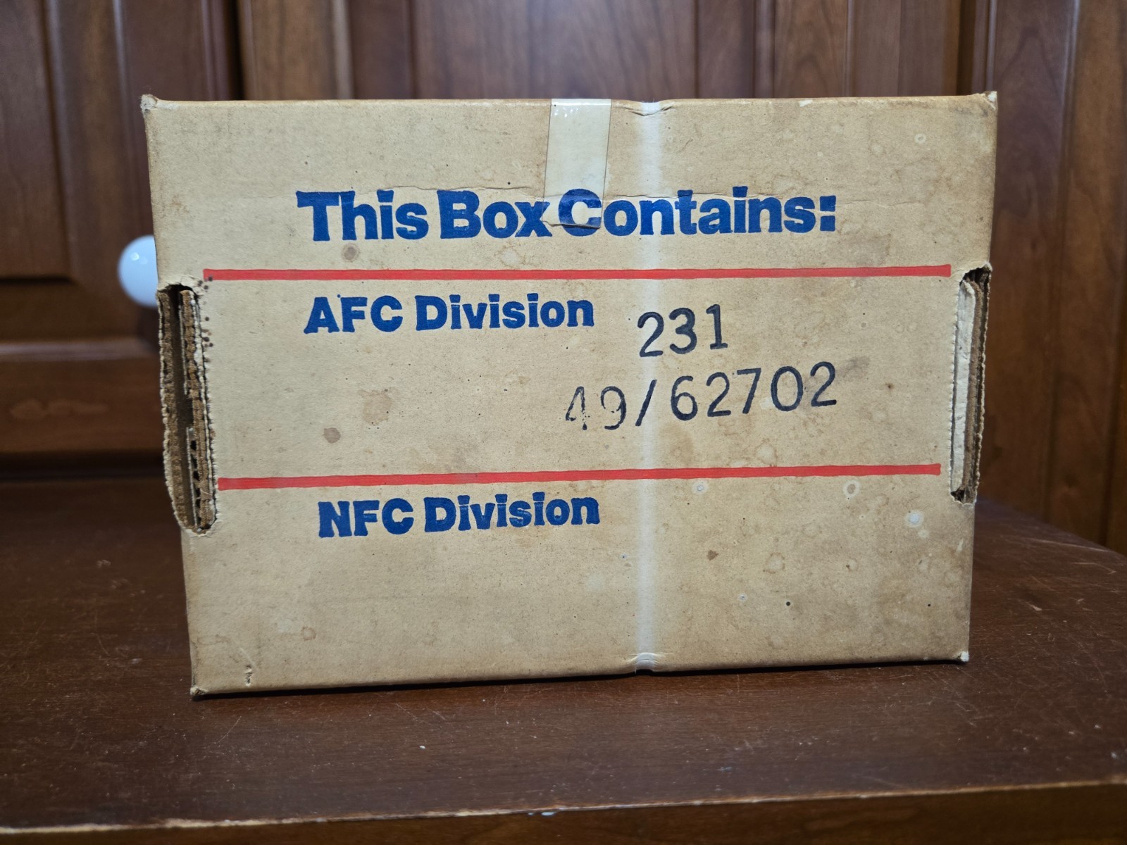 Vintage Tudor Games NFL Team Sets Divisional Box Only – No Figures – Read