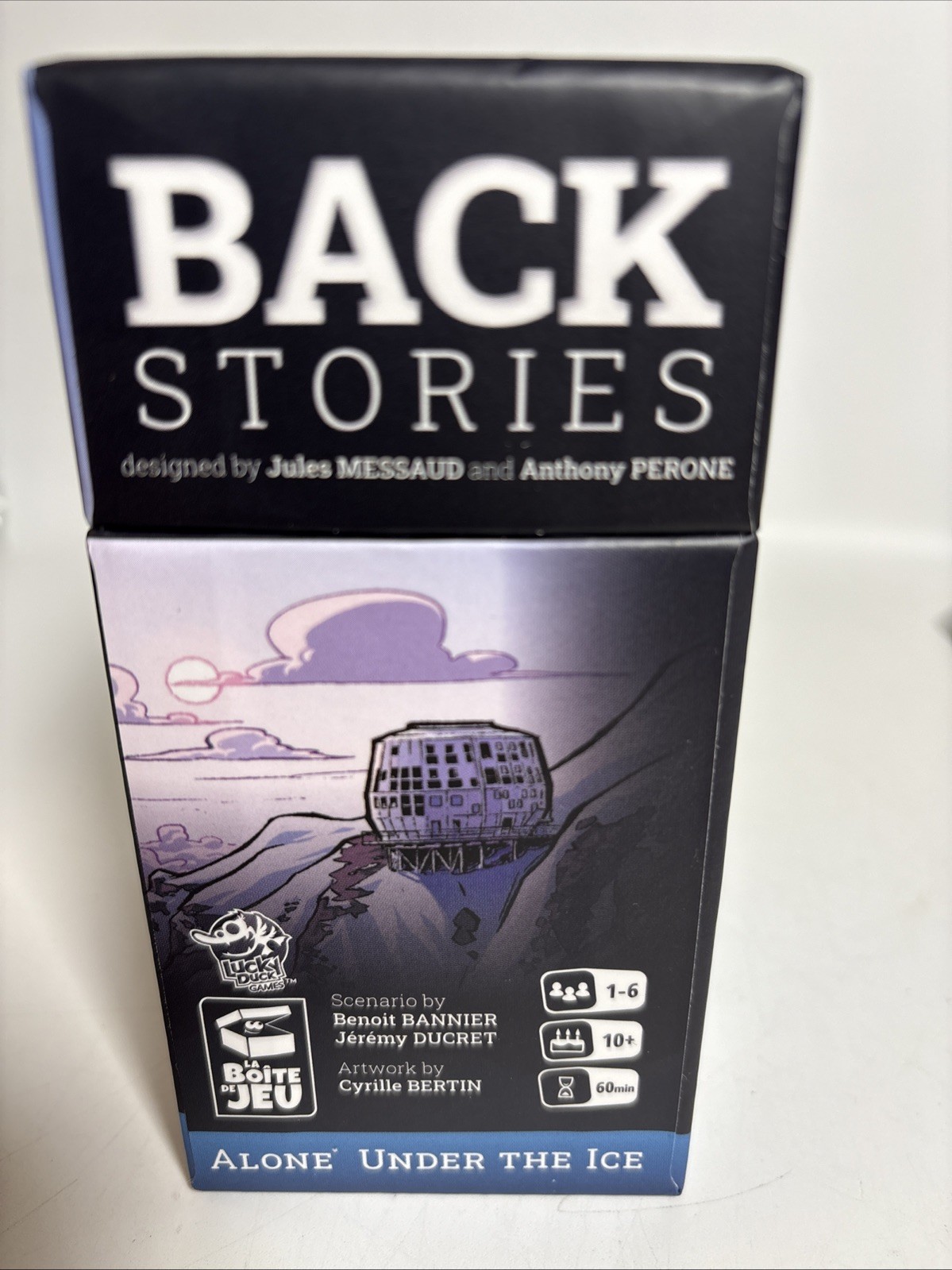 Back Stories Alone Under the Ice Adventure Game Lucky Duck Pre-Owned