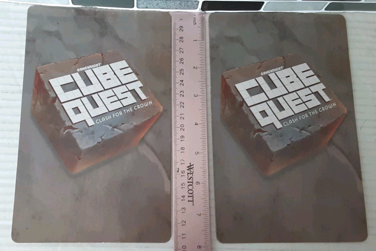 Cube Quest Board Game 2 Game Guides Replacement Parts