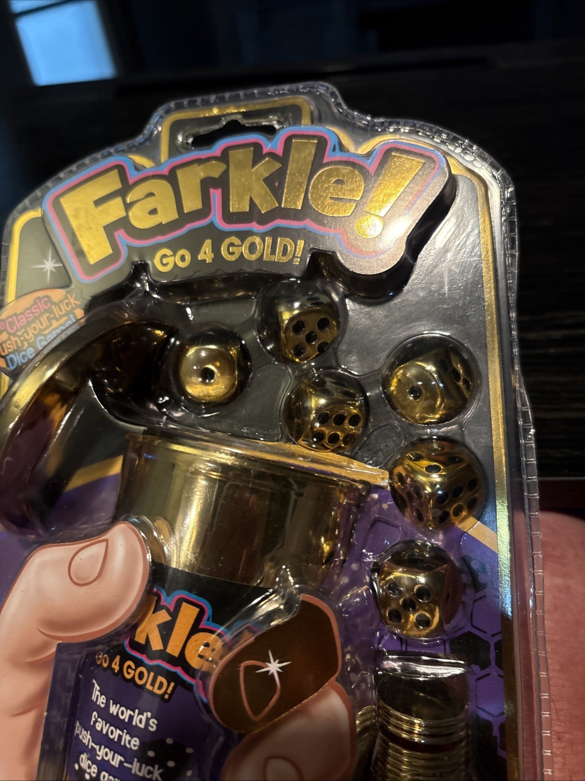 Continuum Games Farkle Go 4 Gold Dice Game, Fun Family & Party Dice Game New
