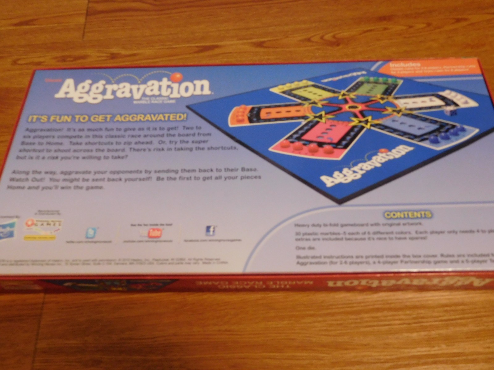 Winning Moves Classic Aggravation #1180 2013 – Ages 6+ | 2-6 players