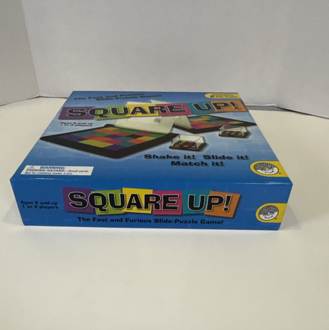Square Up! Game COMPLETE Mindware 2009 Tile Strategy Slide Puzzle Race