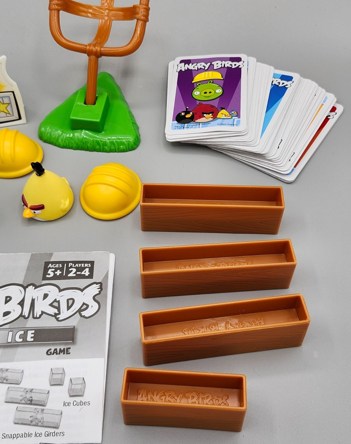 Lot of 67 Angry Birds On Thin Ice Action Board Game Replacement Parts and Cards