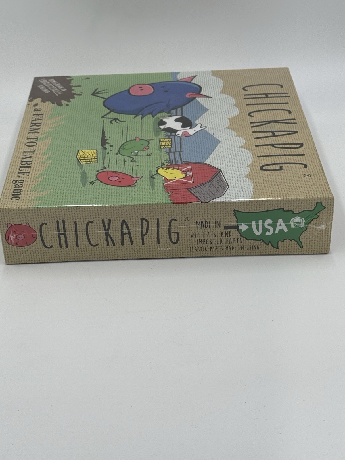 Chickapig Board Game With Chicken-Pig Hybrids Strategy Pooping Cow