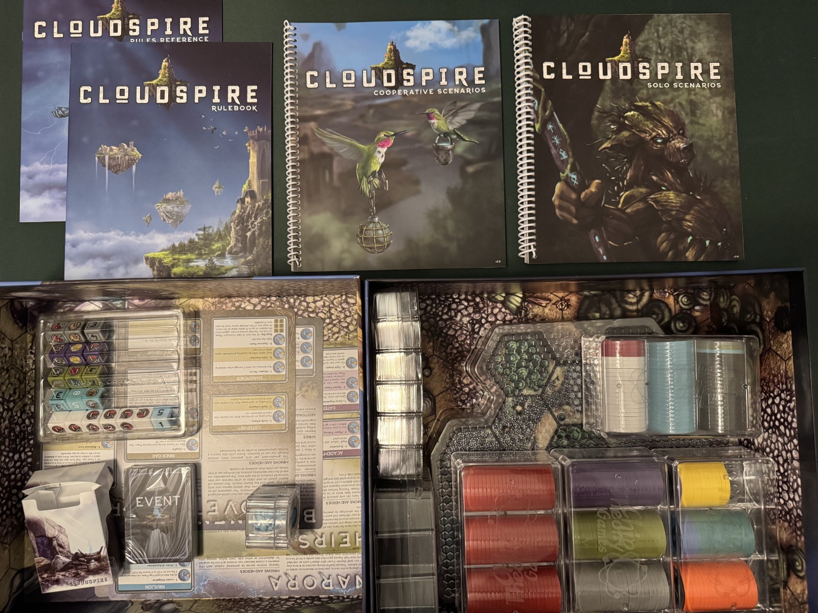 Chip Theory Games – Cloudspire Board Game – never played – MINT