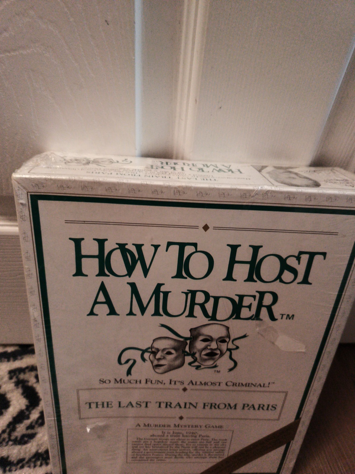 Vintage How To Host A Murder The Last Train From Paris Murder Mystery Vsealee