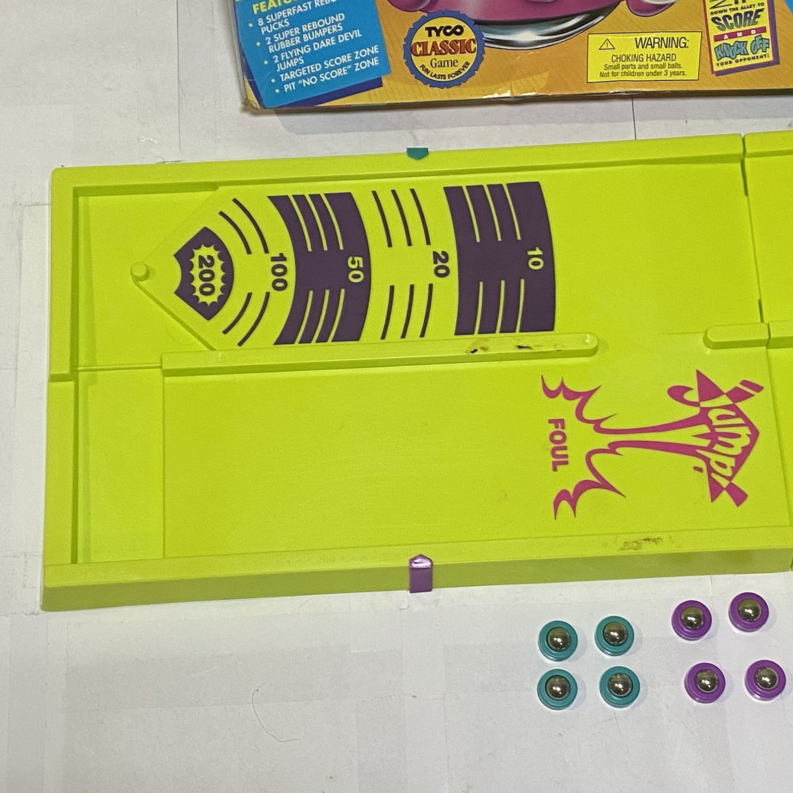 Vintage 1994 Tyco Rebound Skill Action Game 100% Complete With New Rubber Bands