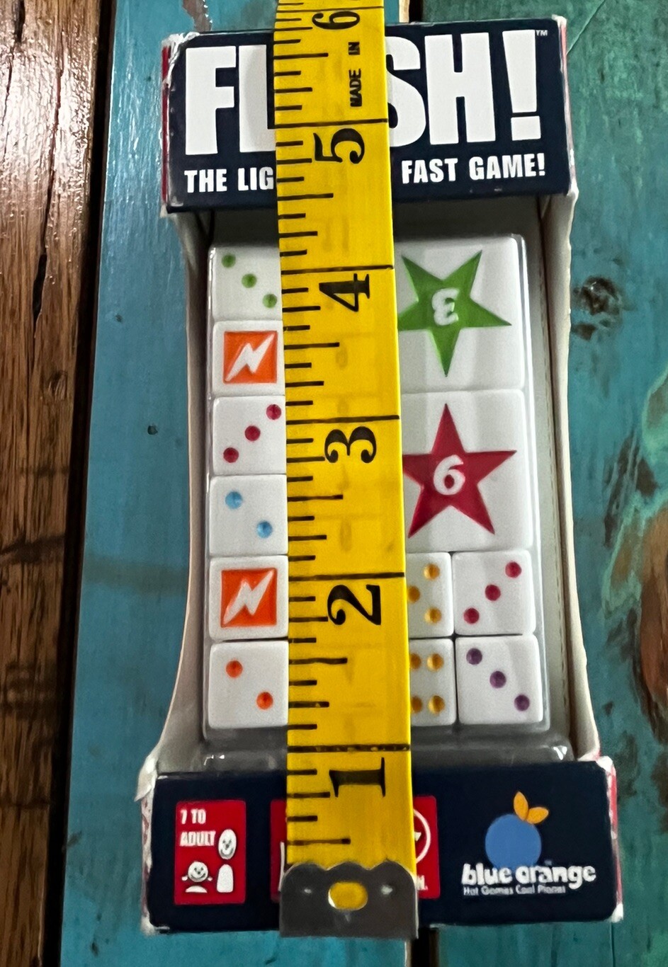 FLASH! The Lightning Fast Dice Game for 2 to 6 Players by Blue Orange Games