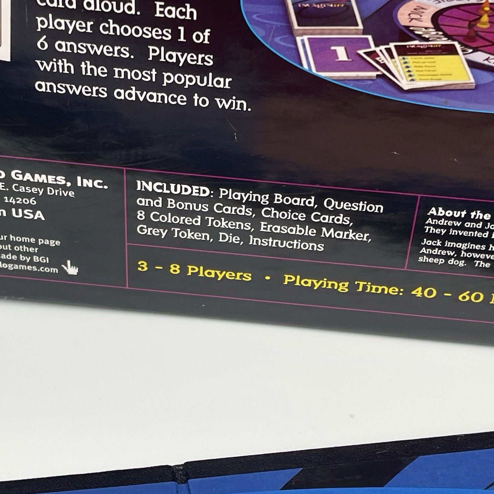Imaginiff Board Game Buffalo Games 1998 Complete All Pieces Award Winning Game