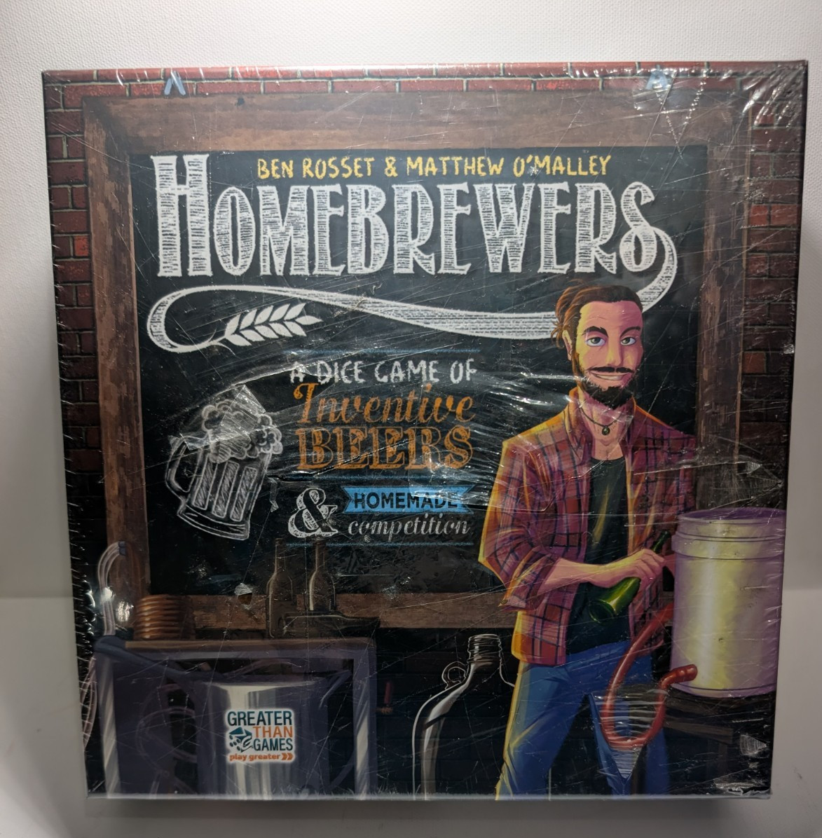 Homebrewers Board Game Greater Than Games Dice Hate Me Studio New Sealed
