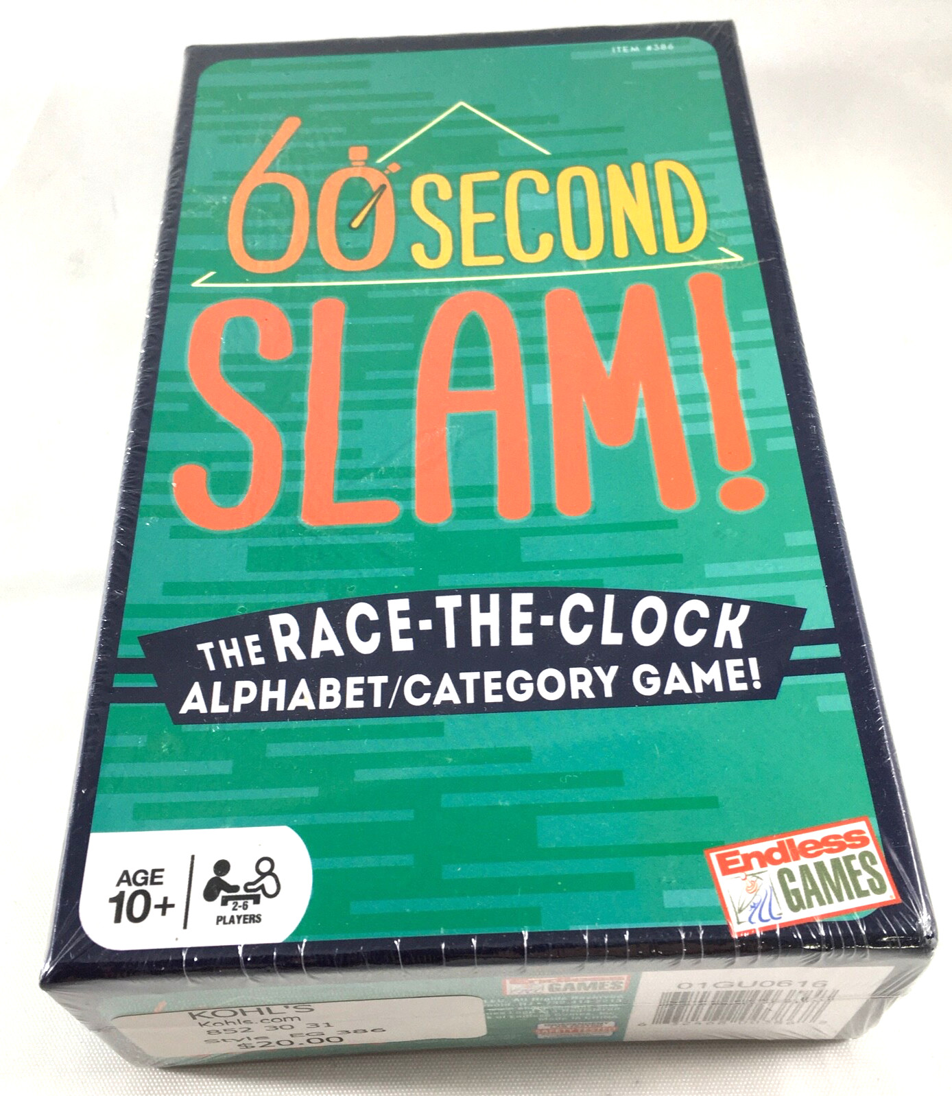 60 Second Slam! Race The Clock Alphabet Category Game Endless Games