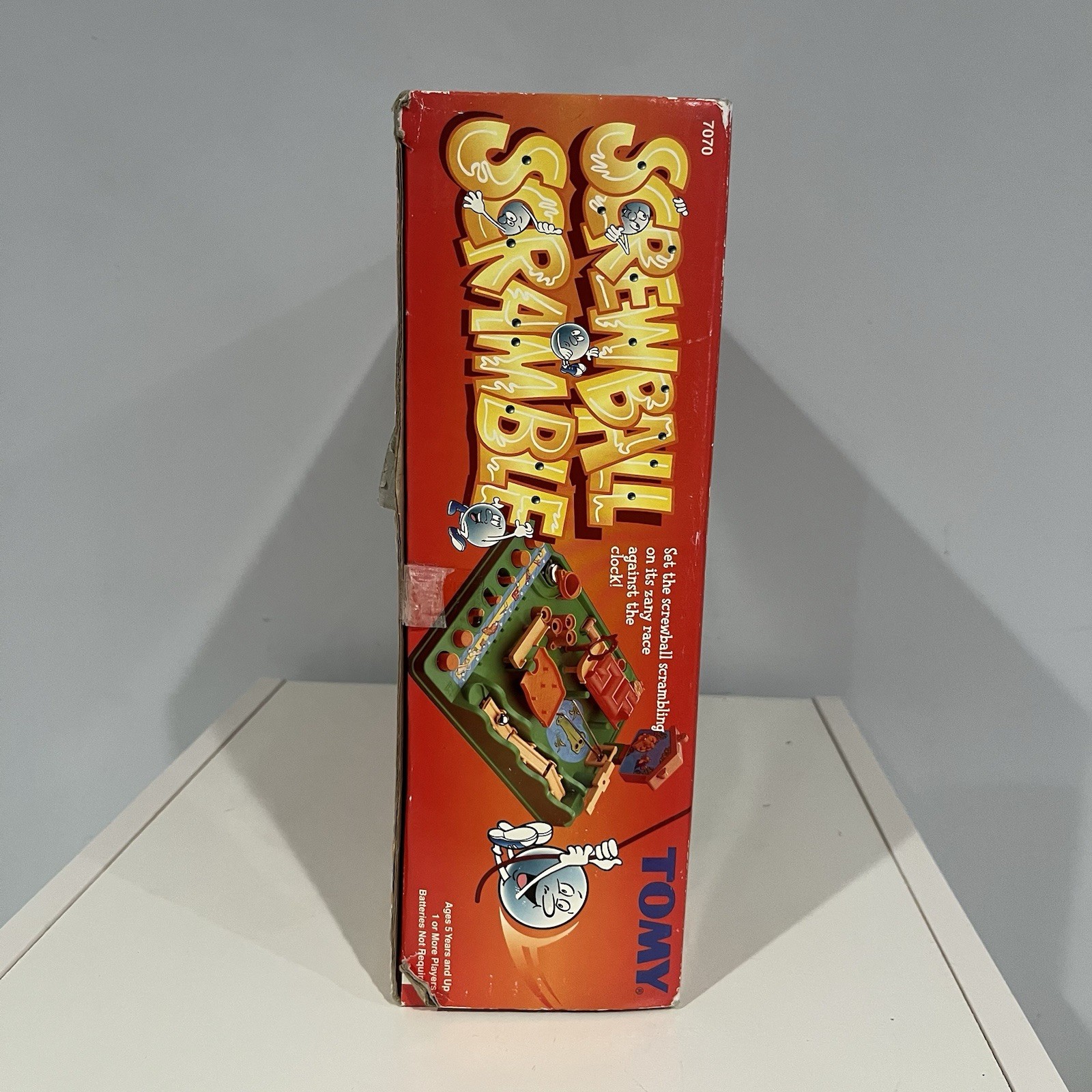 VINTAGE Screwball Scramble Game Tomy Toy Missing Some Parts