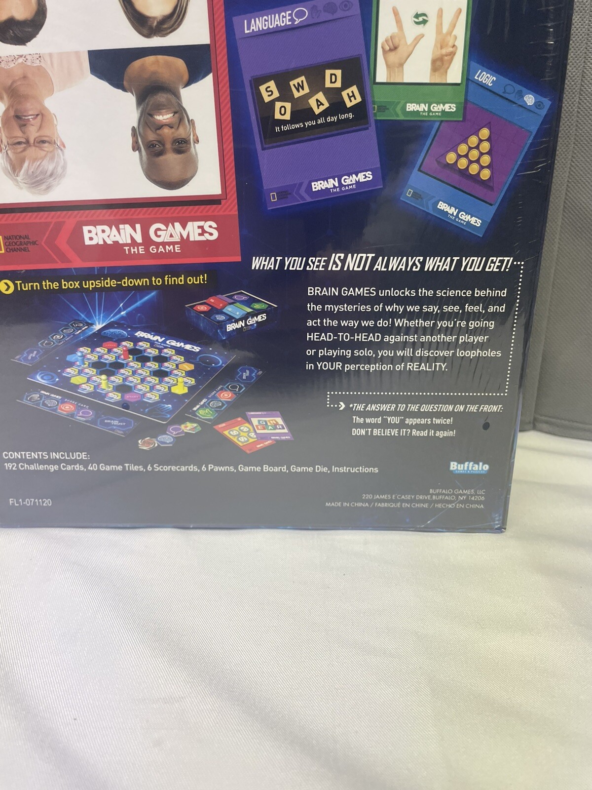 Brain Games. From The National Geographic Channel. Ages 14+ Factory Sealed