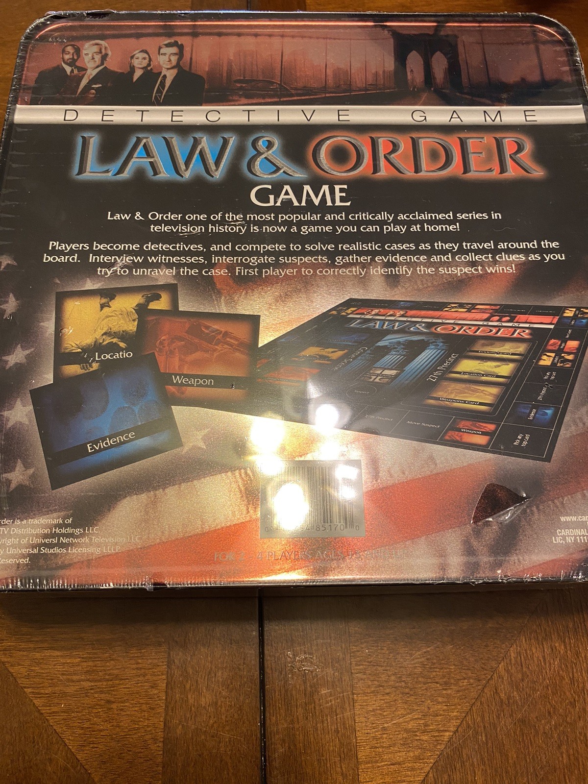 Law And Order Detective Board Game Factory Sealed New.