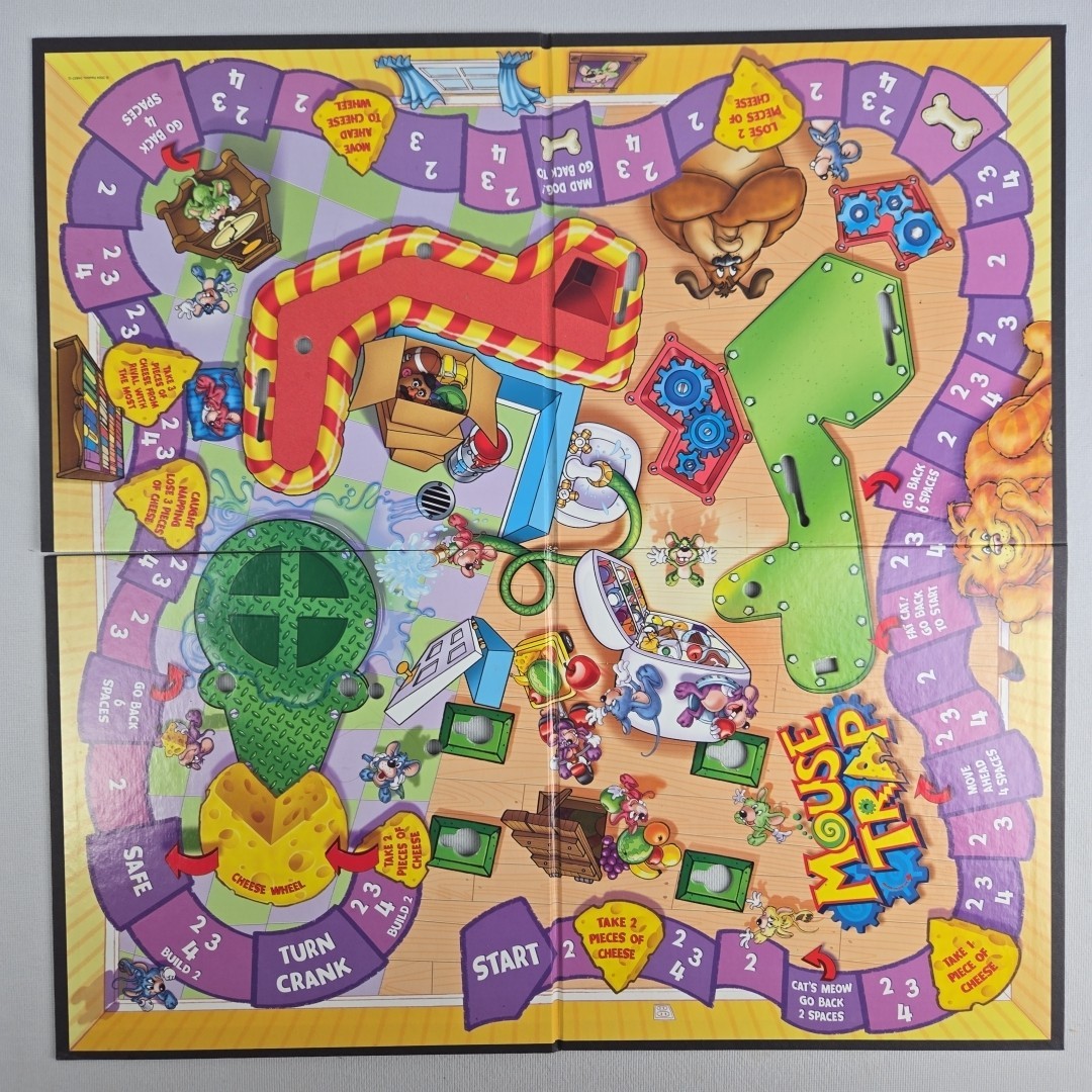 Mouse Trap Board Game 2005 Milton Bradley Hasbro Complete #04657 Vintage