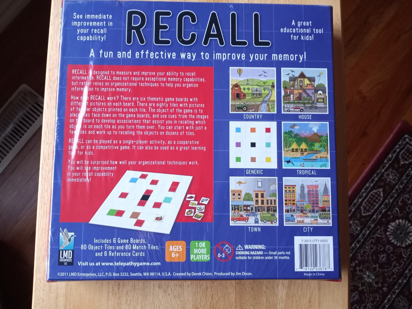 Recall Memory Game – Memory Improvement Game use for students, teachers, seniors
