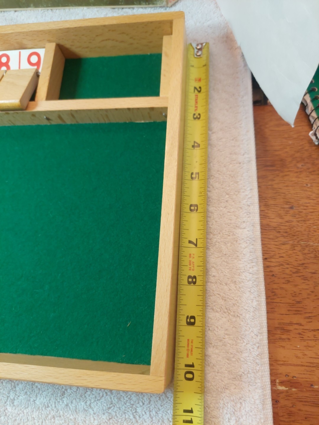 Vintage Brio of Sweden Trick-Track Dice Board Game Shut The Box Original *READ*