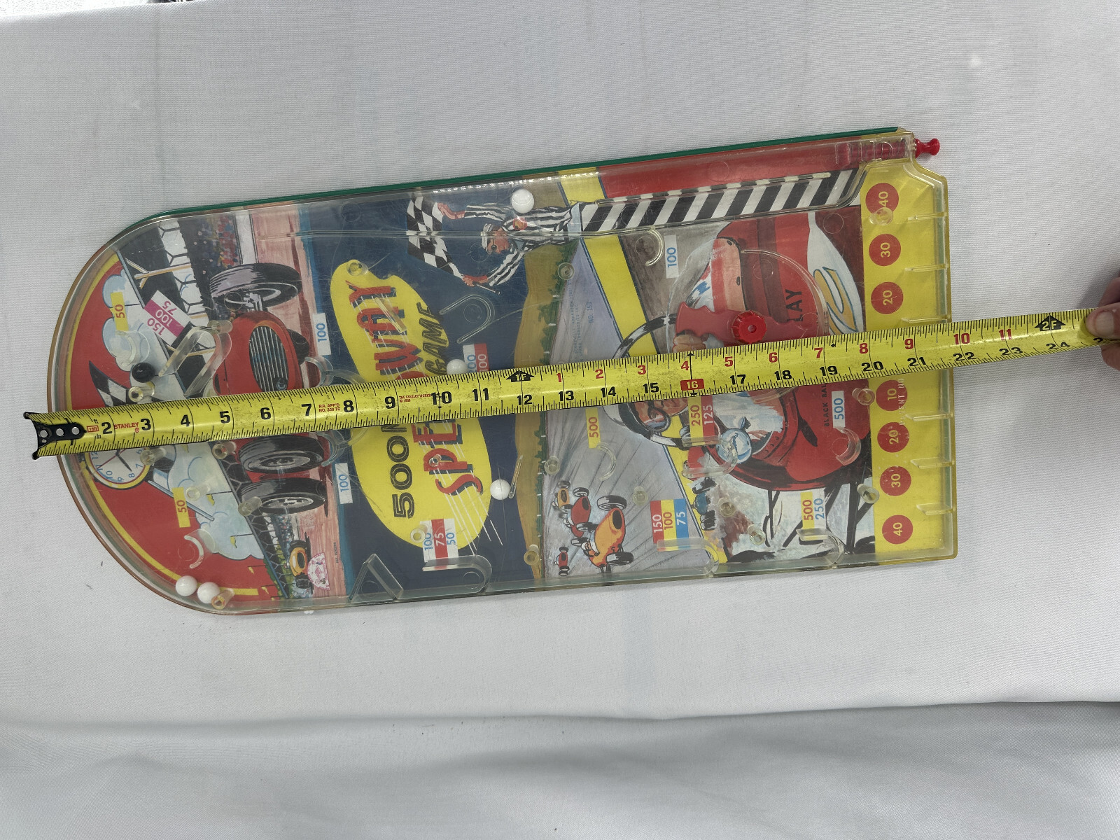 500 Mile Speedway Game Wolverine Toy 153 Pinball Game