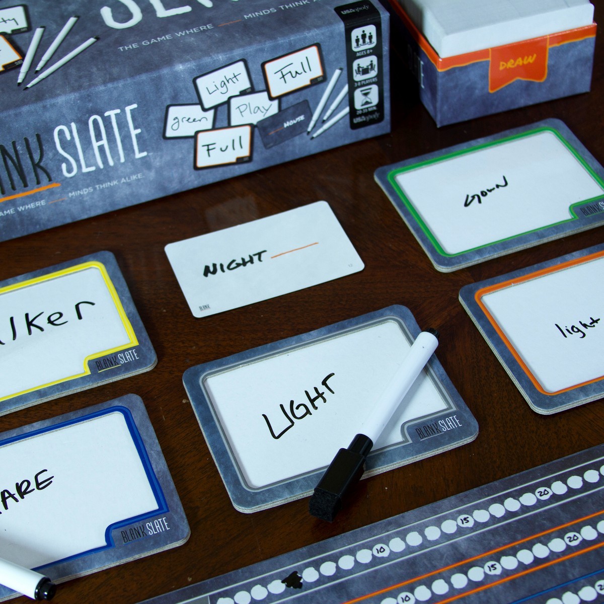 Blank Slate Board Game: The Op Games Party & Problem Solving Game, 3-8 Players