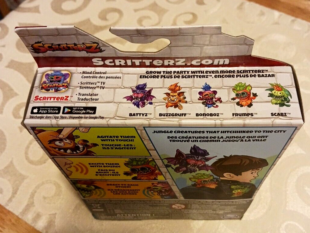 Scritterz Frumps Interactive Mini Monster Jungle Creature Toy